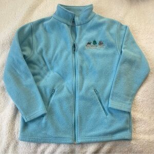 Great Smokey Mountain National Park Blue Youth Fleece Size L Ouray Sportswear